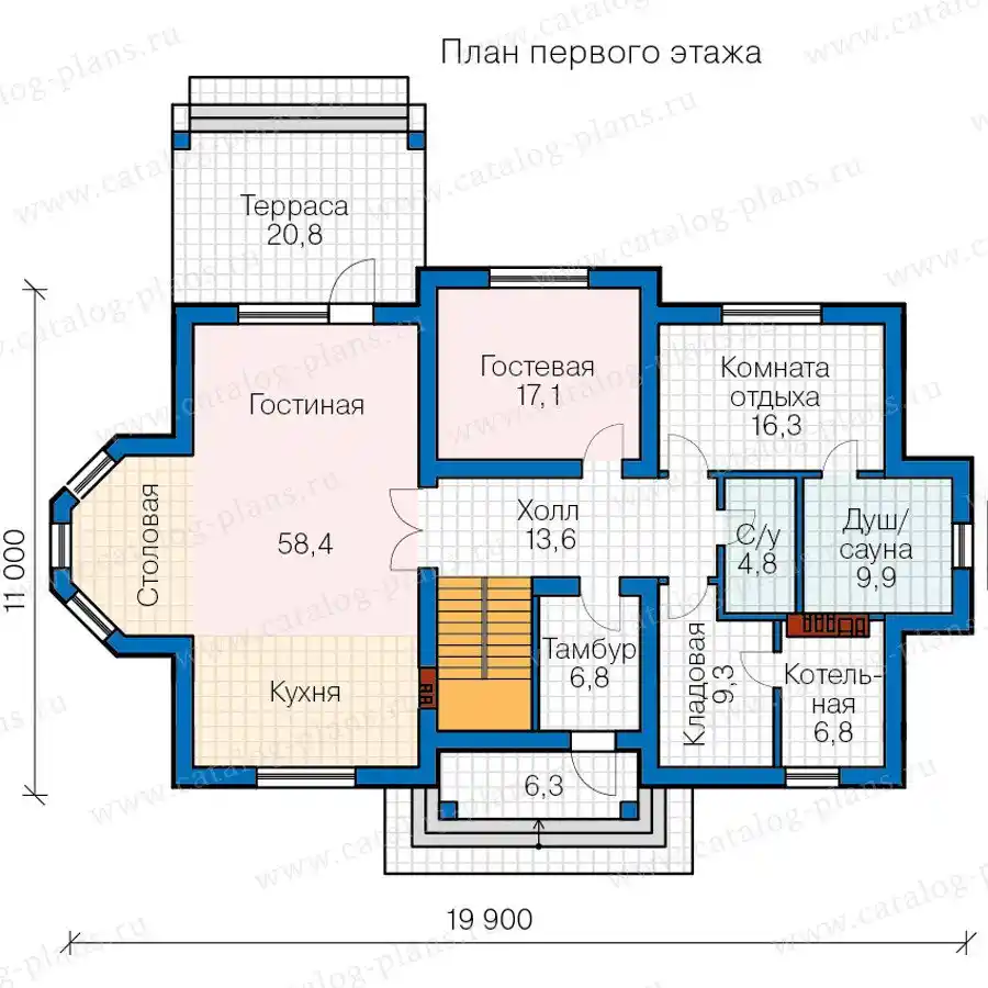 58-82 - план первого этажа