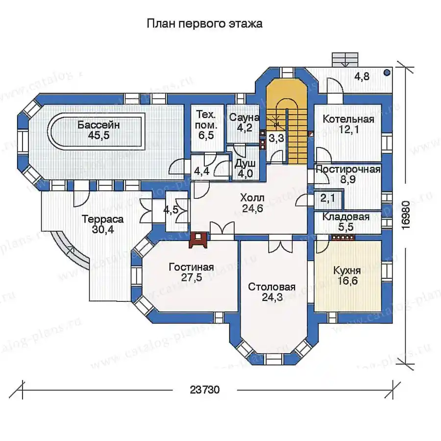 34-50 - план первого этажа