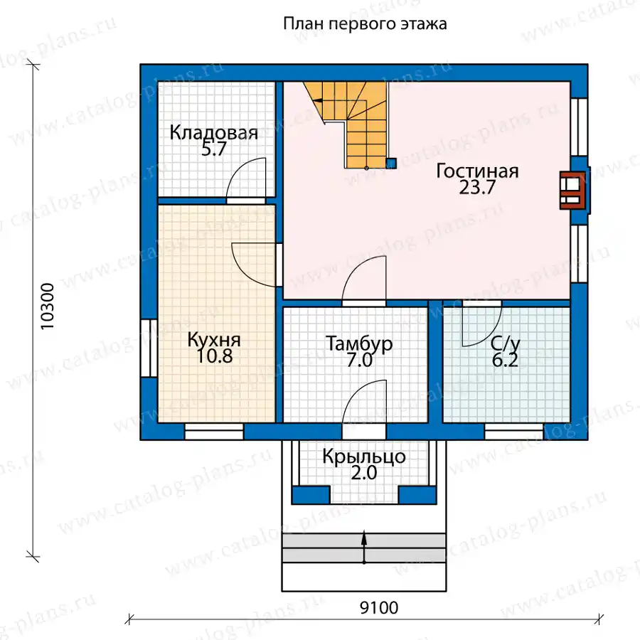 58-58H - план первого этажа