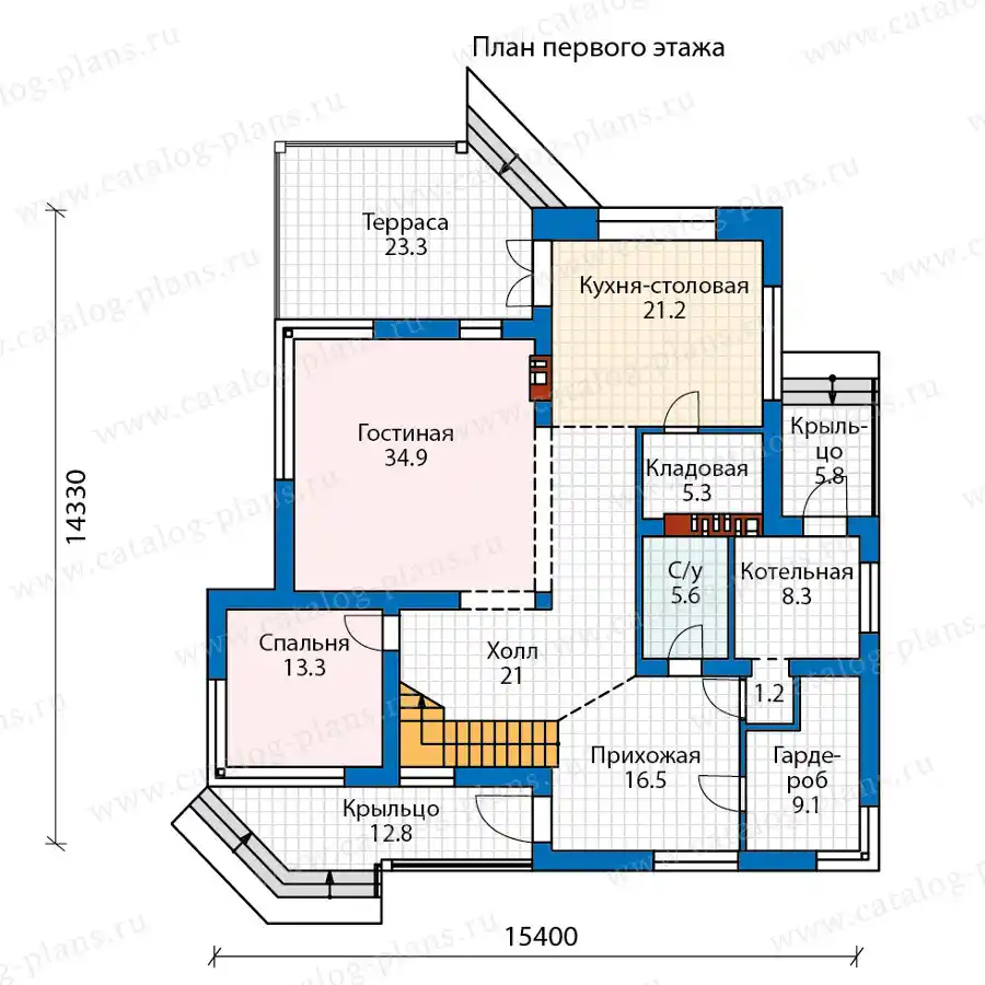 40-94ABG - план первого этажа