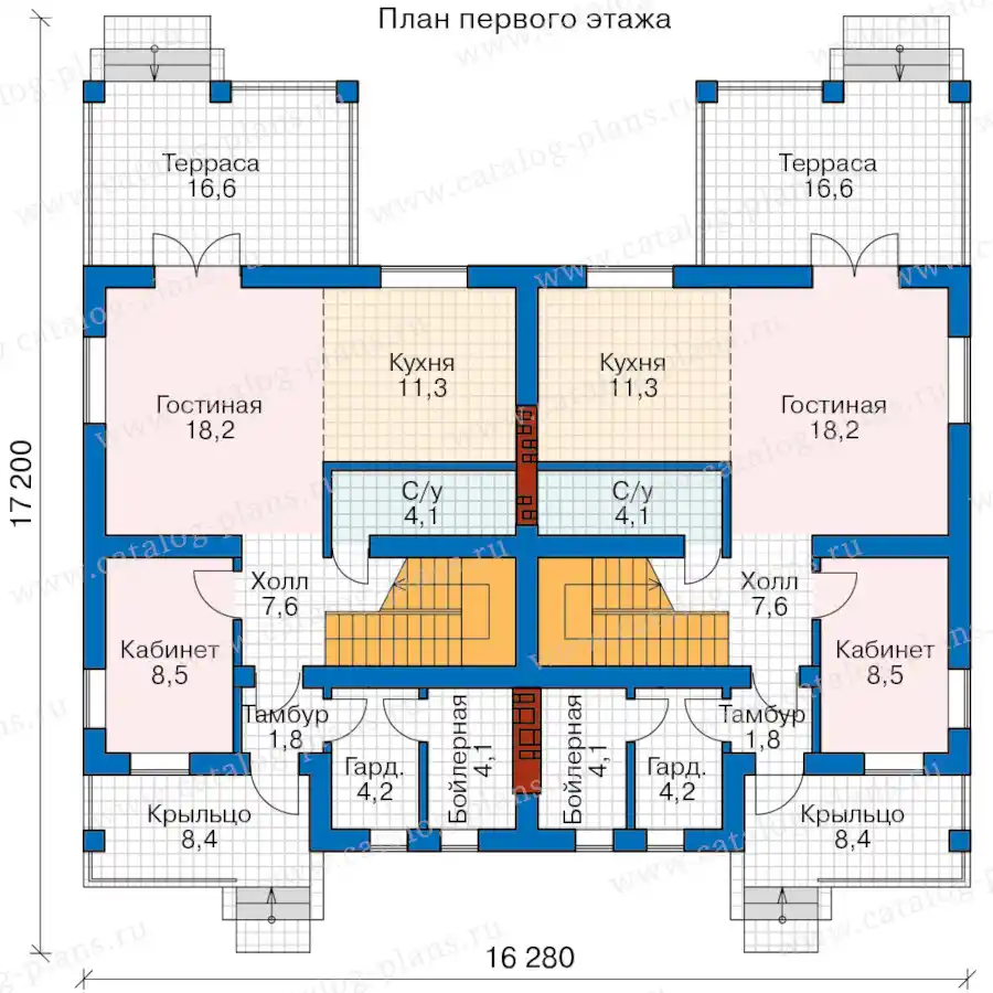 57-07WFG - план первого этажа