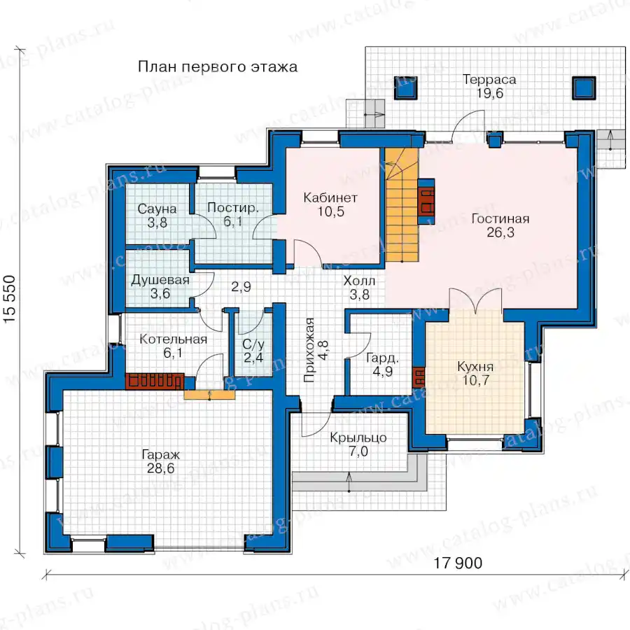 63-40E - план первого этажа