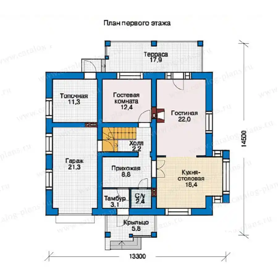 55-14 - план первого этажа