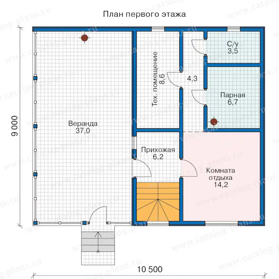 14-00A - план первого этажа