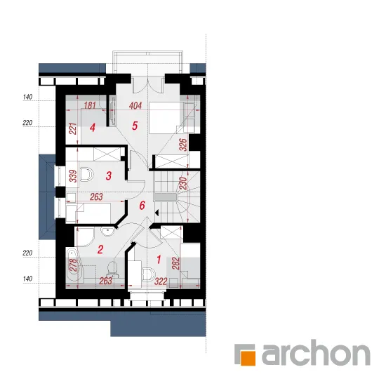 Изображение мансарды план