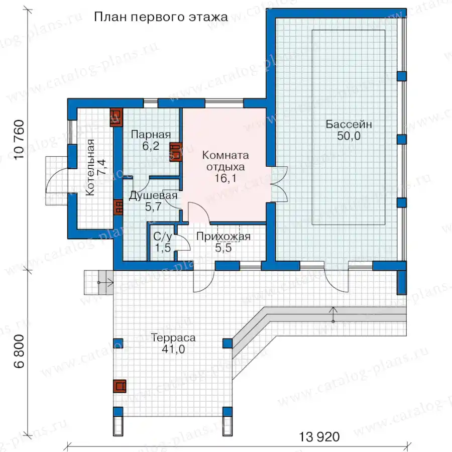 91-19DAK1 - план первого этажа