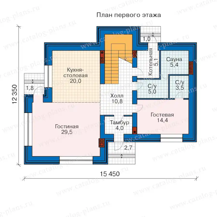 63-20L - план первого этажа