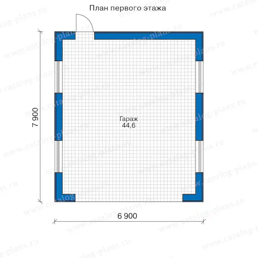 90-83AL - план первого этажа