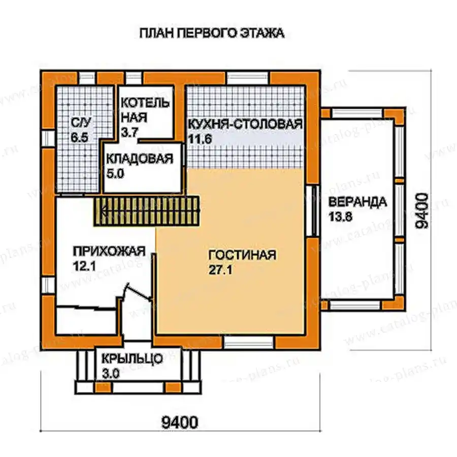 59-55 - план первого этажа