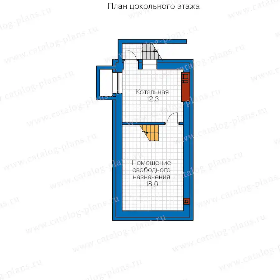 58-75AL - план первого этажа