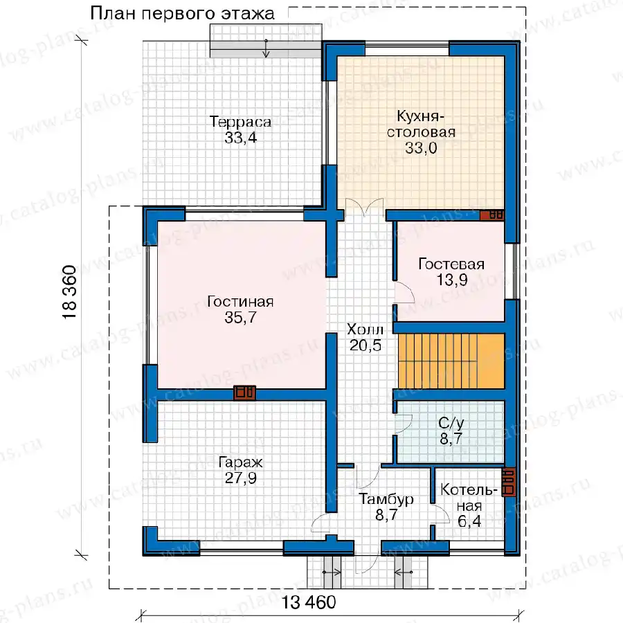 62-68A - план первого этажа