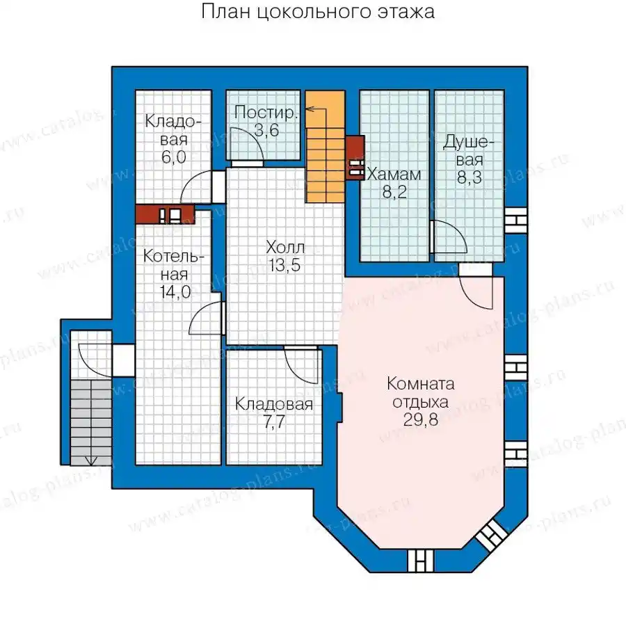 57-43AG - план первого этажа