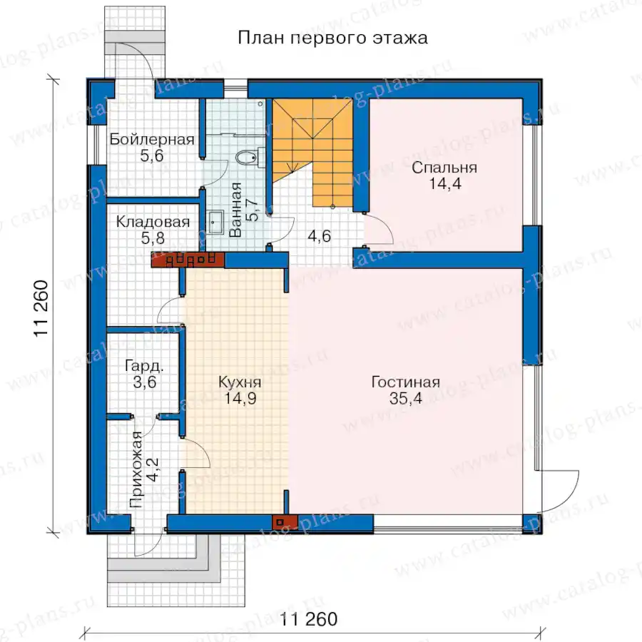 62-71BF - план первого этажа