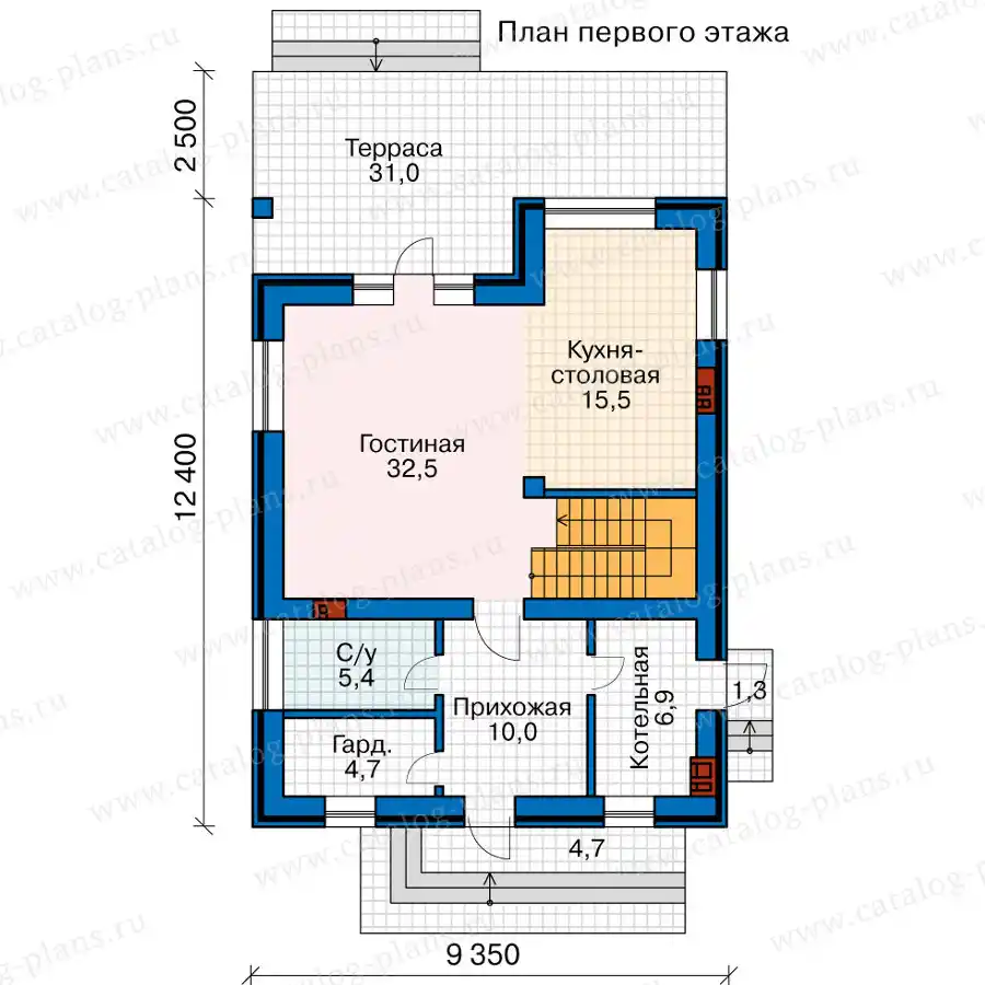 63-69L - план первого этажа