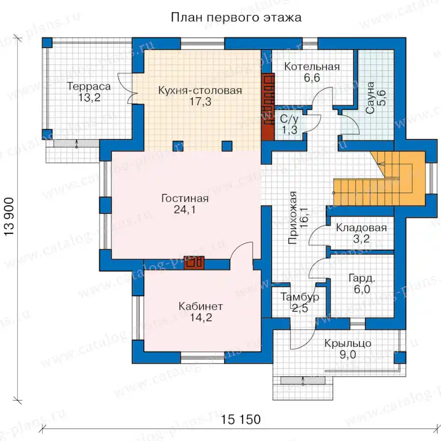 57-00U - план первого этажа