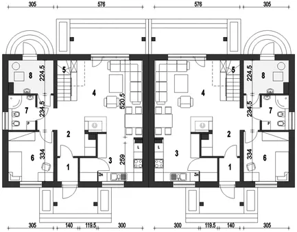 WRF1853 - план первого этажа