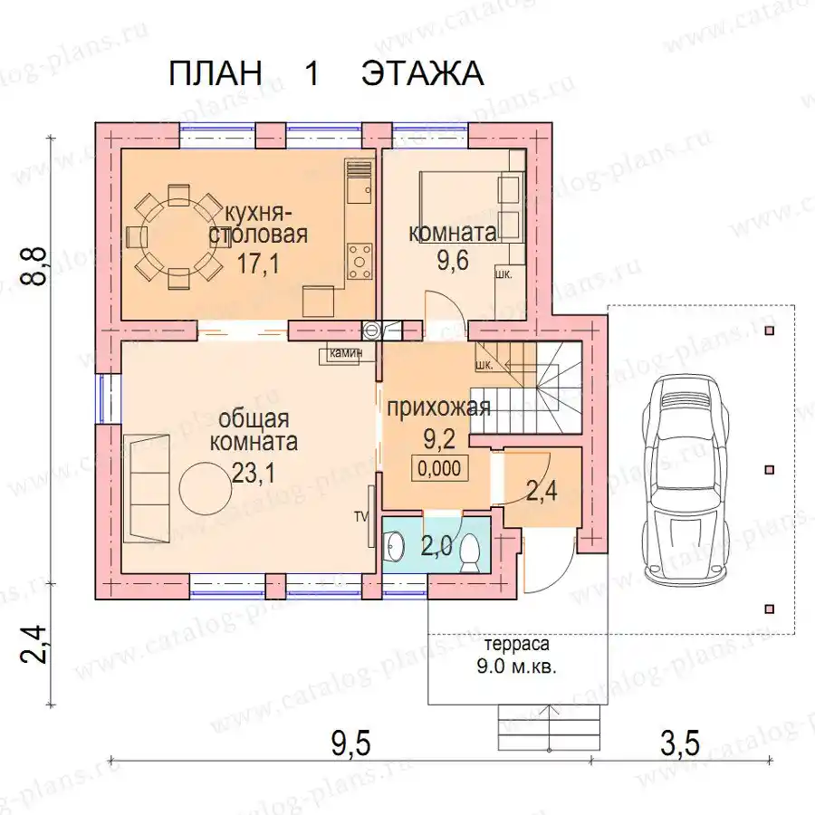 47-73 - план первого этажа