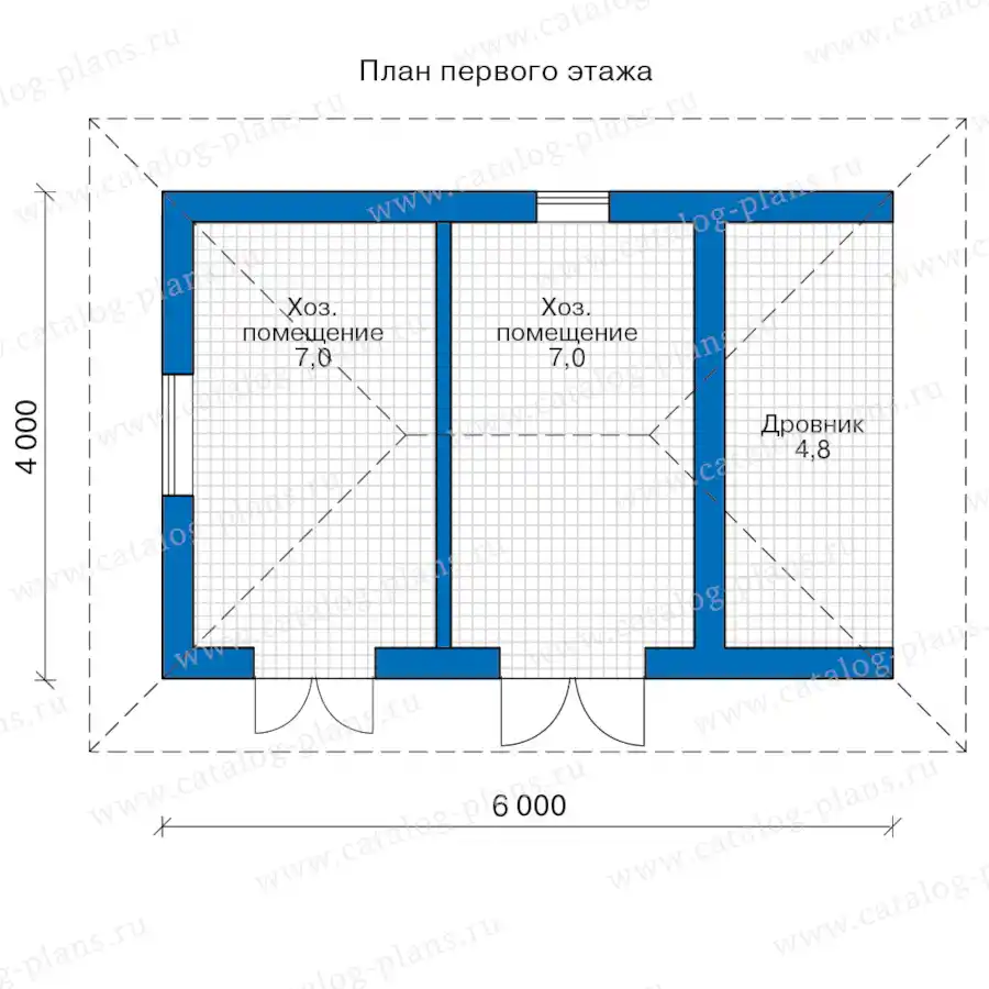 91-31K3L - план первого этажа