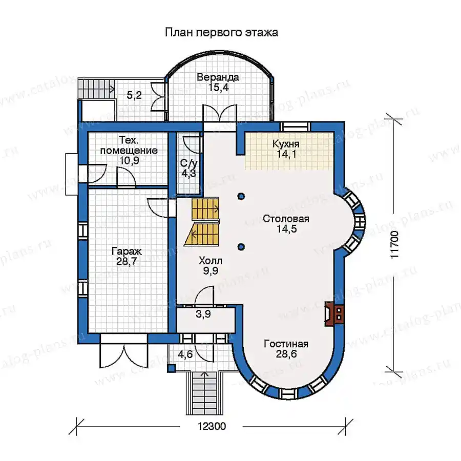 50-66 - план первого этажа