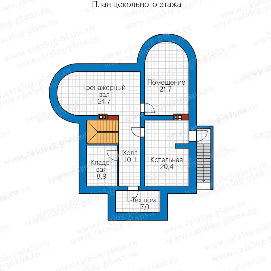 40-70CL - план первого этажа