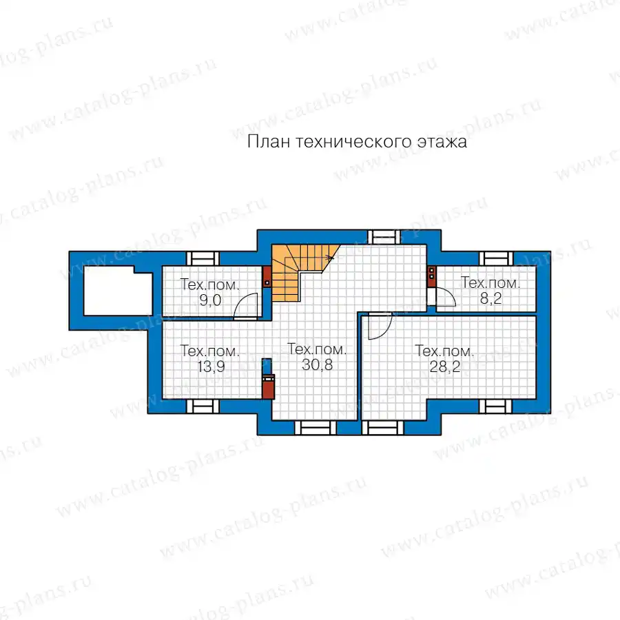 62-38EL - план первого этажа