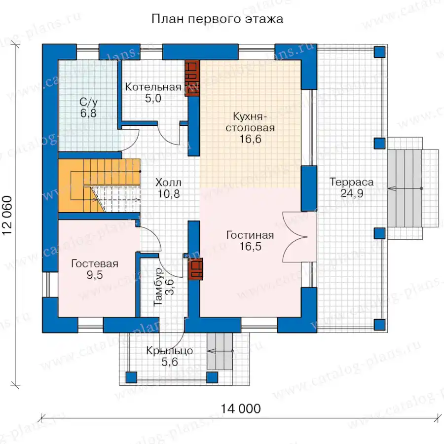 40-04MAGL - план первого этажа