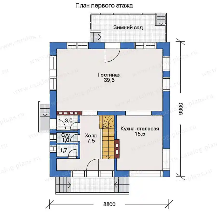 51-53 - план первого этажа