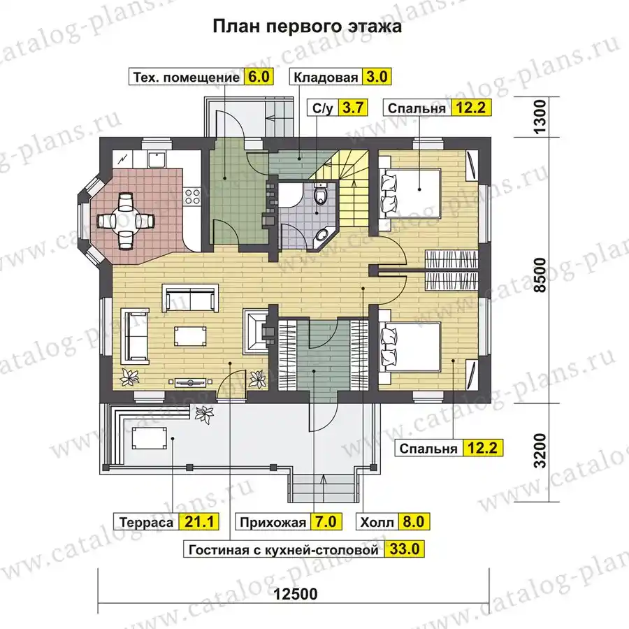 60-87 - план первого этажа