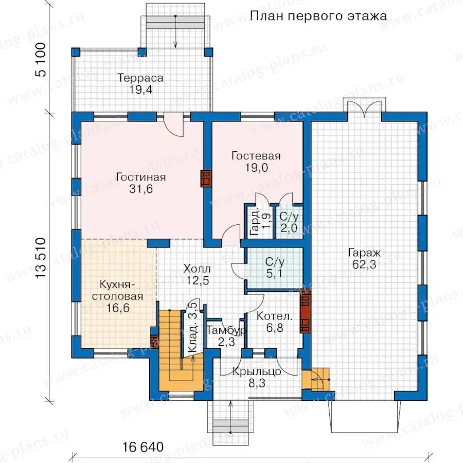 57-20VAK1 - план первого этажа