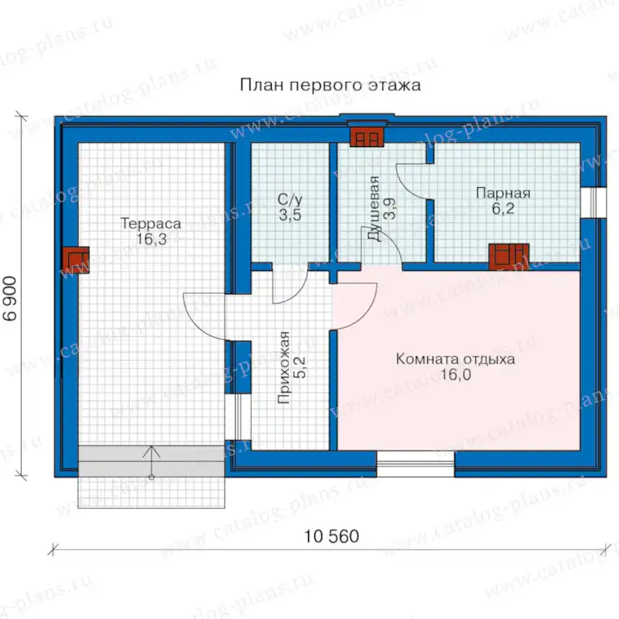 91-19TL - план первого этажа