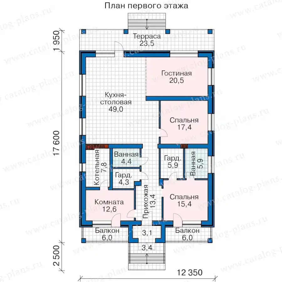 58-09TK1L - план первого этажа