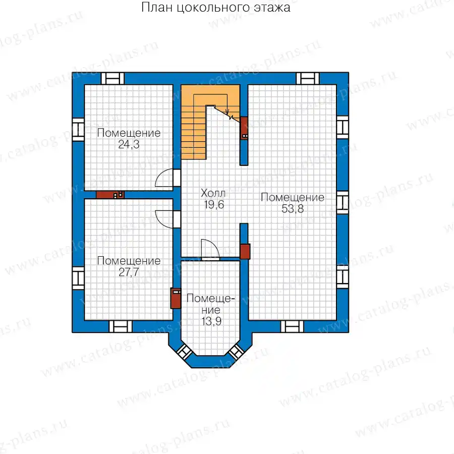 57-27AL - план первого этажа