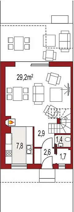 WRD2588 - план первого этажа