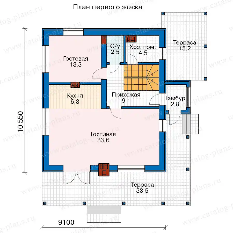 59-81A - план первого этажа